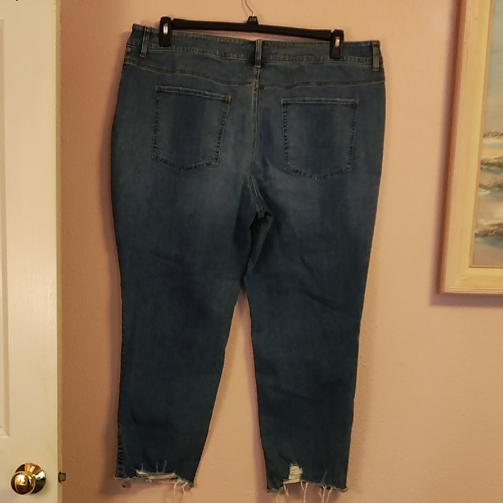 Maurices Blue Ankle Cropped Jeans Classic Denim